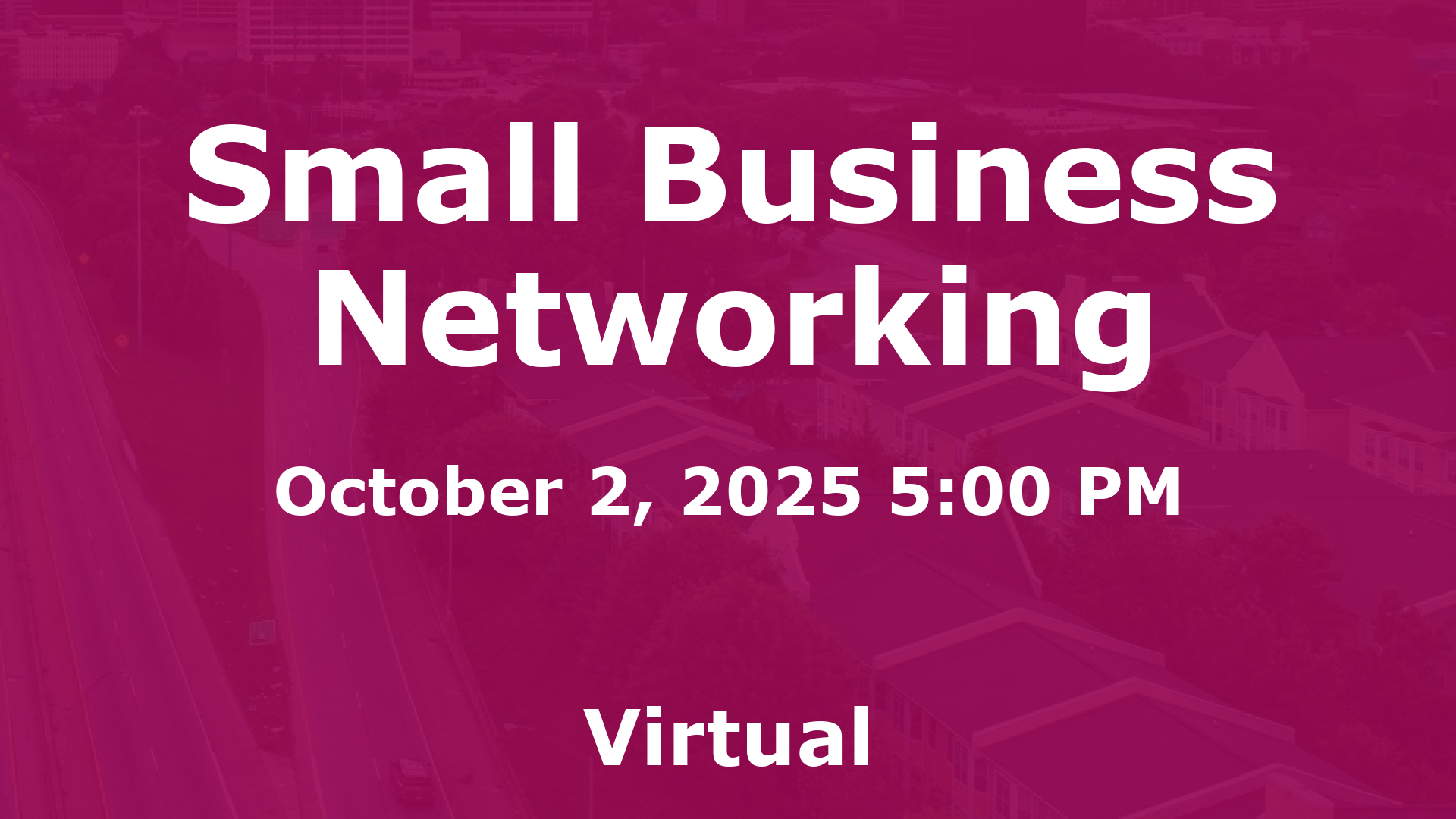 Small Business Networking event image